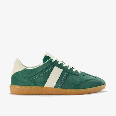 Stara Walk Donkergroene Suède Schoenen