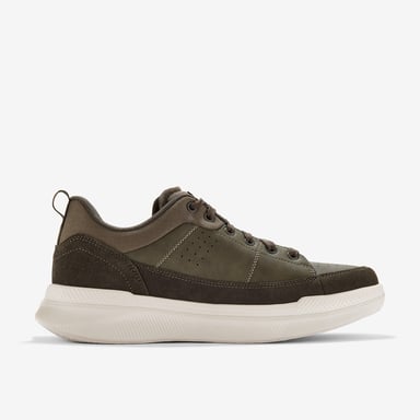 Burford Lace Khaki Trainers