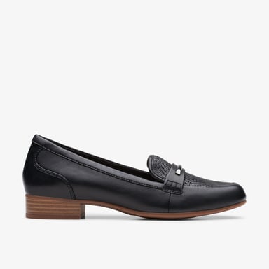 Juliet Aster Black Leather Shoes