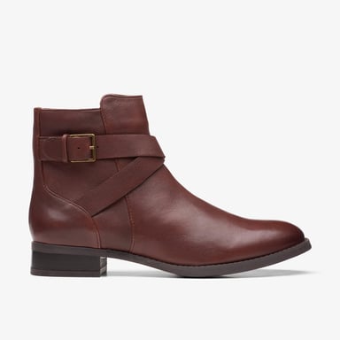 Hamble Buckle Britse Tan Leren Laarzen