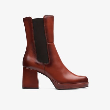 Pique Up Donkere Tan Lea Boots
