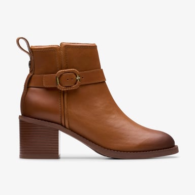 Chamberly Trim Mid Tan Lea Boots