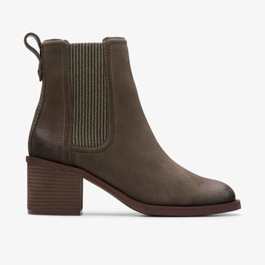 Chamberly Top Mole Grey Sde Boots