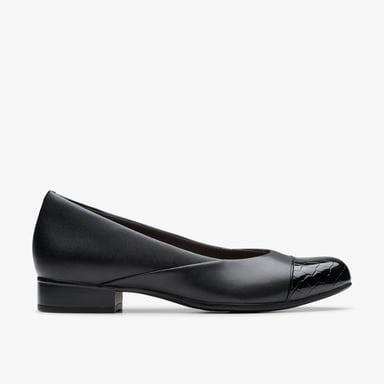 Juliet Rise Zwarte Leren Schoenen