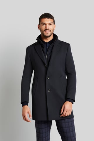 Bugatti Herren Mantel mit Westeneinsatz