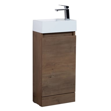 Badplaats Toiletmeubel peru 40 x 22 cm bruin fonteinmeubel met