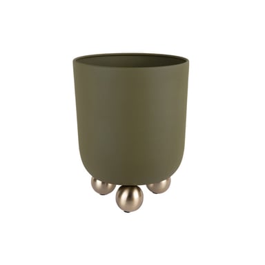 Present Time bloempot estilo medium luxury green