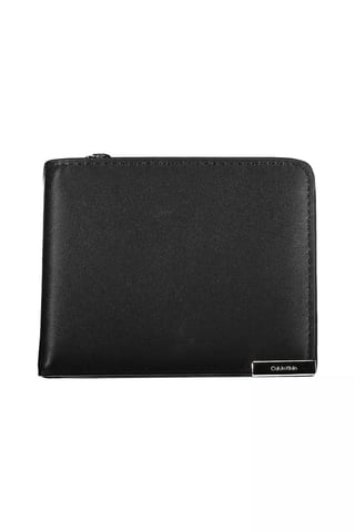 Calvin Klein Leather Wallet Zip Closure