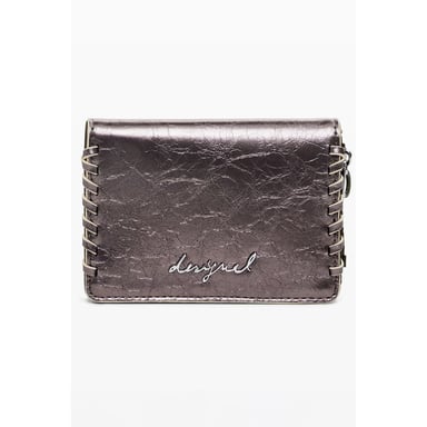 Metallic Stitch Detail Wallet