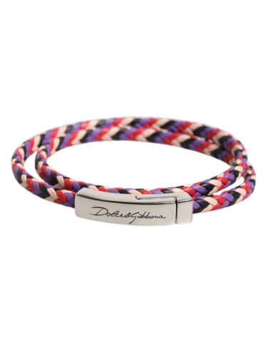 Braided Leather Bracelet Magnetic Clasp