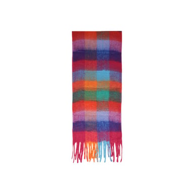 Rainbow Plaid Scarf Pi15731500125ro