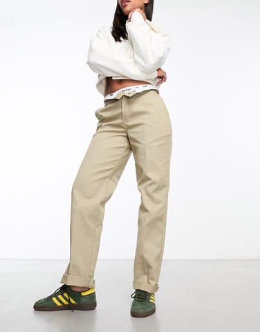 Dickies 874 straight fit work trouser in beige