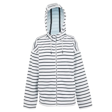 Regatta Dames bayletta ii gestreepte hoodie met volledige rits