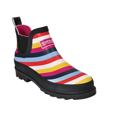 Regatta Great Outdoors Dam/Ladies Harper Low Cut Wellington-stövlar (Multicoloured Stripe)
