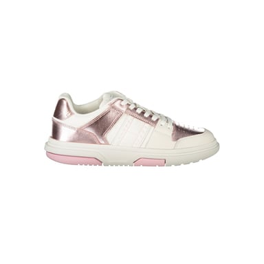 Metallic Lowtop Sneakers Rose Gold Style