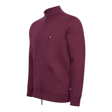 Cappuccino Italia Sweaters Fleece Zip Jack Red