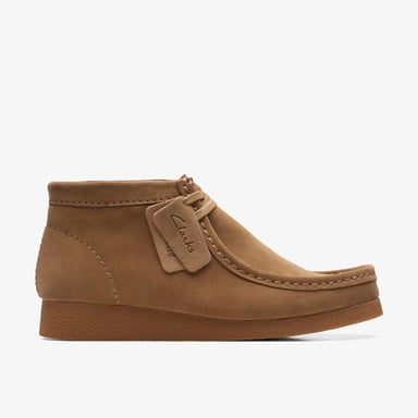 Clarks Originals WallabeeEVO BT Dark Sand Suede Boots