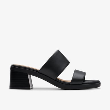 Jaylan Dusk Zwarte Leren Sandalen