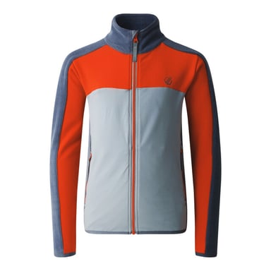 Dare 2B Childrens/Kids Emergent IV Stretch Midlayer (Stormy Weather/Seville Red)