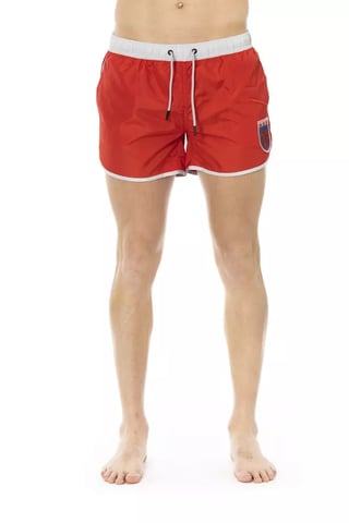 Swim Trunks Red Patch