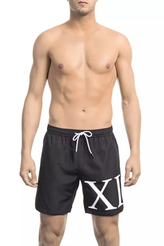 Swim Trunks Roman Numeral Graphic