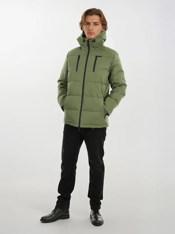 Arctic Seven Men’s Winter Quilted Jacket AS-455 – Durable Outdoor Coat With Hood & Weather Protection