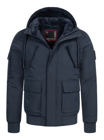 Alessandro Salvarini Men’s Winter Jacket AS-432 – Classic Design With Hood & Fleece Lining