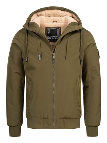 Alessandro Salvarini Men’s Winter Jacket AS-431 – Teddy Lined, Warm With Hood & Pockets