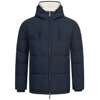 Alessandro Salvarini Men’s Winter Quilted Jacket AS-457 – 2in1 With Removable Teddy Fleece & Double Hood