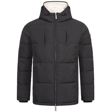 Alessandro Salvarini Men’s Winter Quilted Jacket AS-457 – 2in1 With Removable Teddy Fleece & Double Hood