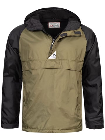 Arctic Seven Men's Rain Jacket – Olive-Black