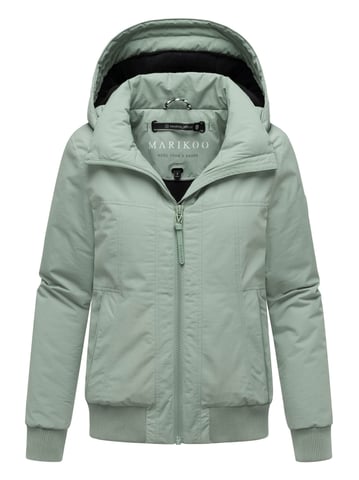Marikoo women’s winter jacket Mooni 16 in bomber style with hood