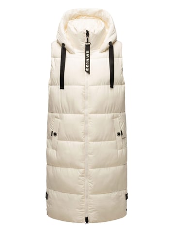 Navahoo women’s quilted vest Schnuffelchen – Long & Stylish with Hood