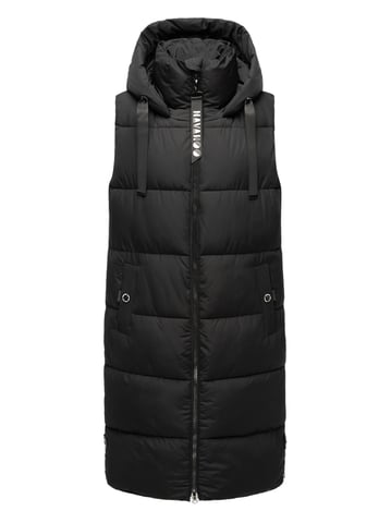 Navahoo women’s quilted vest Schnuffelchen – Long & Stylish with Hood