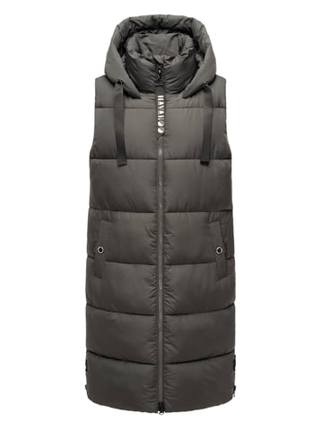 Navahoo women’s quilted vest Schnuffelchen – Long & Stylish with Hood