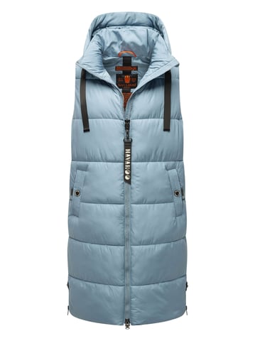 Navahoo women’s quilted vest Schnuffelchen – Long & Stylish with Hood