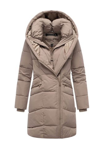 Marikoo women’s quilted coat Virenaa with layer design & fleece lining