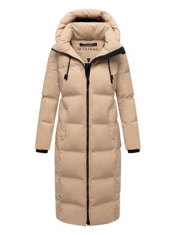 Marikoo women’s quilted winter coat Tikoraa with detachable hood