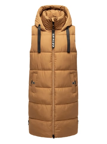 Navahoo dames lange bodywarmer Schnuffelchen – Warm & Stijlvol met Capuchon
