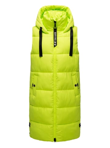 Navahoo women’s quilted vest Schnuffelchen – Long & Stylish with Hood