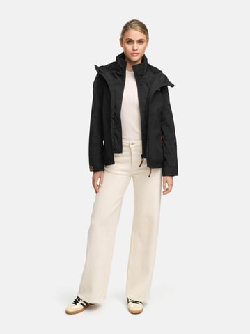 Marikoo women’s transitional jacket Erdbeere with double collar & fleece lining
