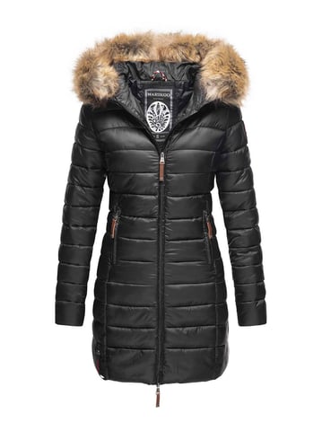 Marikoo women’s jacket Rose with quilted design & detachable faux fur collar