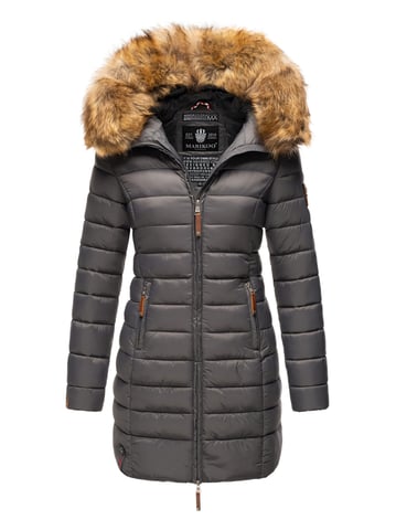 Marikoo women’s jacket Rose with quilted design & detachable faux fur collar