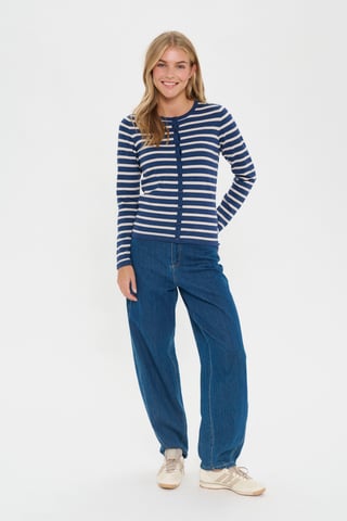 MilaSZ Striped Cardigan Knitted cardigan Regular fit