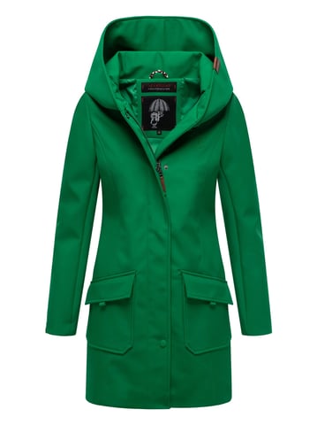 Marikoo women’s softshell jacket – Mayleen, water-repellent with hood