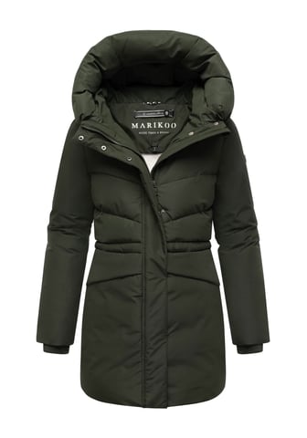 Marikoo women’s winter jacket Delilah with fleece lining & adjustable waist