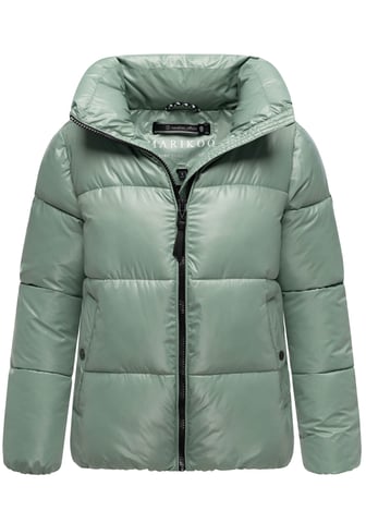 Marikoo women’s winter jacket Hazalee in puffer style with shiny look