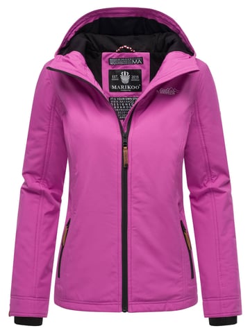 Marikoo Women’s Lightweight Transitional Jacket Water and Wind Resistant with Hood Lilac Lily