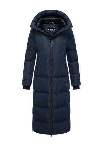 Marikoo women’s quilted winter coat Honiaa XVI with hood & zip pockets