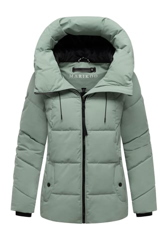 Marikoo women’s quilted winter jacket Kuscheltatze XVI with hood